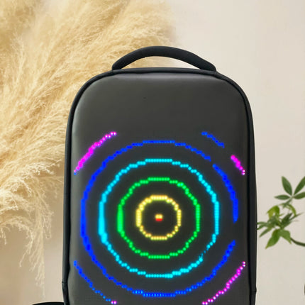 Fashion LED Backpack With Digital Screen Remote Control Photo Rucksack Bag Back Laptop 15.4 Inch For School Motorcycle Camping