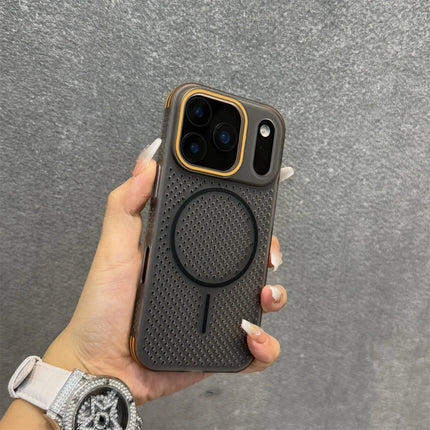 Breathable Heat Dissipation Magnetic Phone Case For iPhone 17 Air 17 16 15 14 13 12 Pro Max Plus Magsafe Wireless Charging Cover