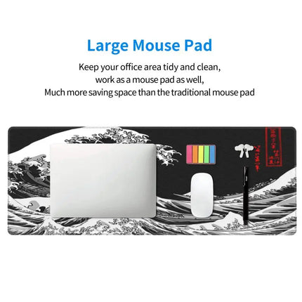 Black & Red Dragon God Mouse Pad Gaming XXL Non-Slip Keyboard Desk Mat Office Carpet Computer Mouse Mat XL New HD Print Mousepad