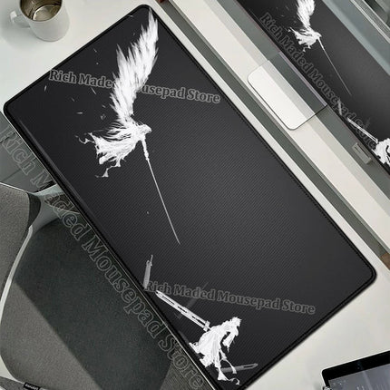 90x40 FINAL FANTASY VII Lockhart Large Mousepad Xxl Gaming Accessories Gamer Keyboard Desk Mat PC Accessories E-Sports Mouse Pad