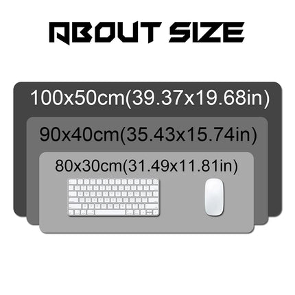 Japan Anime Desk Mat XL PC Akaza Gamer Cabinet Keyboard Rug Laptop Ghost D-demon Slayer Mouse Pad Black And White Manga Mousepad