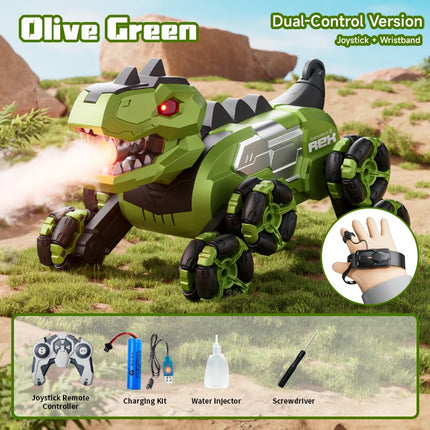 Y12 Dinosaur 8WD RC stunt car 2.4G Off-Road remote control car with spray/light RC Drift Monster Truck Electric Children Toys