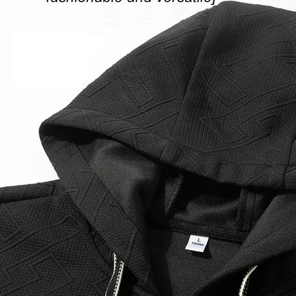 2025 New in Men's Hoodie Half Zip Long Sleeve Oversize Hooded Sweatshirt Male Spring Clothes Loose Fit Zip-up Golf Wear Big Size