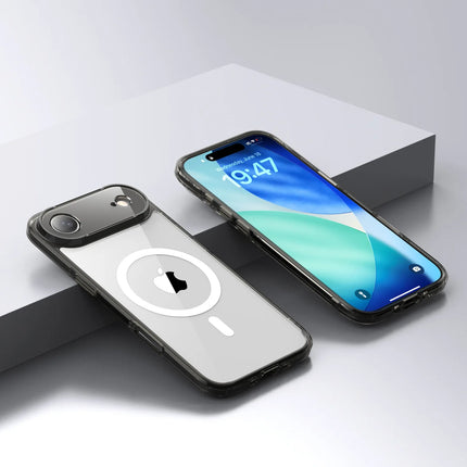 Transparent Magsafe Magnetic Phone Case for IPhone 17 Air 17 Pro Max Wireless Charging Shockproof Protective Hard Back Cover