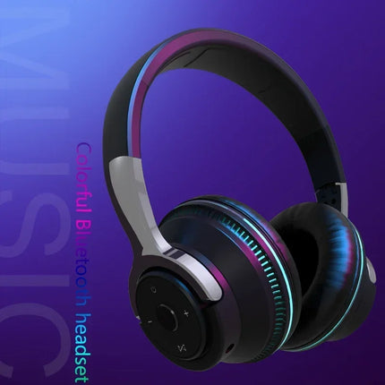 Wireless Bluetooth Headphones Hi-Res Audio Over The Earphone Bluetooth 5.3 Wired Dual-mode Headset with Microphone AUX Cable