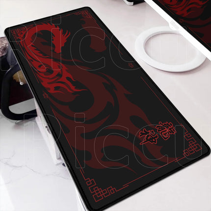 Black & Red Dragon God Mouse Pad Gaming XXL Non-Slip Keyboard Desk Mat Office Carpet Computer Mouse Mat XL New HD Print Mousepad