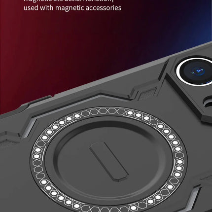 Tough Armor Heat Dissipation Phone Case For iPhone 17  Cover Magnetic Shockproof Shell Cases