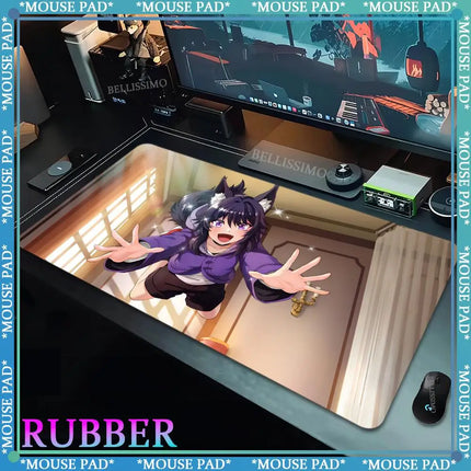 T_The E_Eminence in Shadow Cute desktop accessories Mouse Pad Kawaii Computer gamers Oversized Gaming 1200X600MM Desk mats Pad