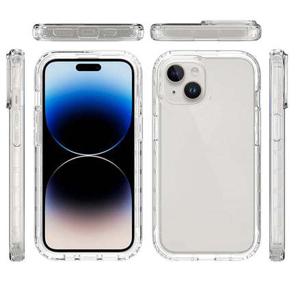 Full Protection Transparent Clear Phone Case for iPhone 17  Soft Shockproof Back Cover