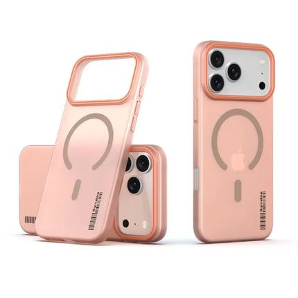 Luxury Translucent Matte Magnetic Phone Case For iPhone 17 Magsafe Wireless Charging Anti-Drop Protect Cover