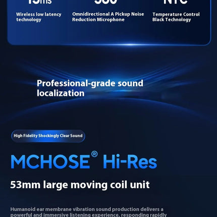 Mchose V9 Pro Gaming Headset Overhead Wireless Bluetooth Computer Gaming Headphones With Microphone Portable Audio Video Devices