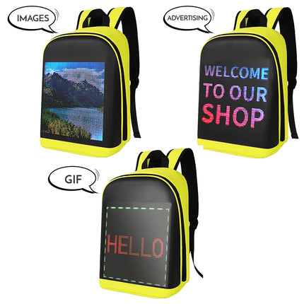 advertising backpack LED Color Screen Customizable Backpack Travel Bag Pack School Bag for Men Women College Students backpack