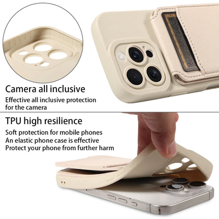 TPU Leather Phone Case for IPhone 17 Full Camera Cover Anti-Scratch & Shockproof Case