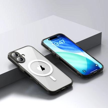 Transparent Magsafe Magnetic Phone Case for IPhone 17 Air 17 Pro Max Wireless Charging Shockproof Protective Hard Back Cover