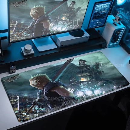 90x40 FINAL FANTASY VII Lockhart Large Mousepad Xxl Gaming Accessories Gamer Keyboard Desk Mat PC Accessories E-Sports Mouse Pad