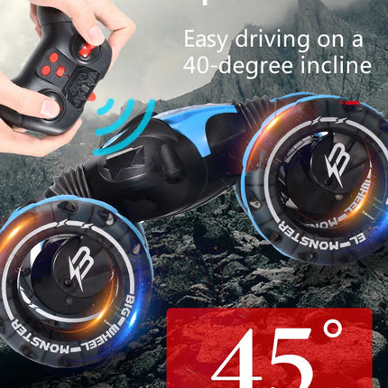 ZWN 1:12 4WD RC Car Radio Gesture Induction Music Light Stunt Remote Control Car off-Road Control  Boys Toys for Children Gifts