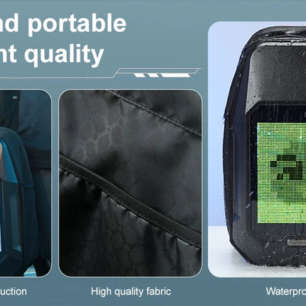 DIVOOM Cyberbag Innovative Smart LED Backpack LED locomotive backpack Display scree backpack Business travel Laptop Backpack
