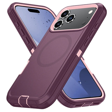 Heavy Duty Rugged Defender Cover for Official IPhone 17 Otter Armor Box for Magesafe Wireless Charge Case