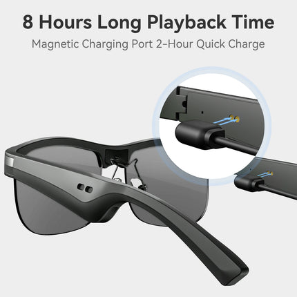 New M9pro Intelligent Bluetooth Glasses AI Translation Sports Cycling Fishing Polarized Multi functional Sunglasses Built in Cyc