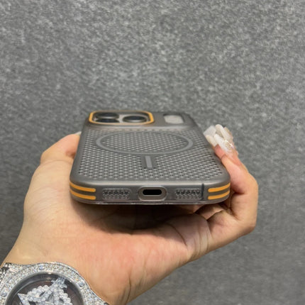 Breathable Heat Dissipation Magnetic Phone Case For iPhone 17 Air 17 16 15 14 13 12 Pro Max Plus Magsafe Wireless Charging Cover