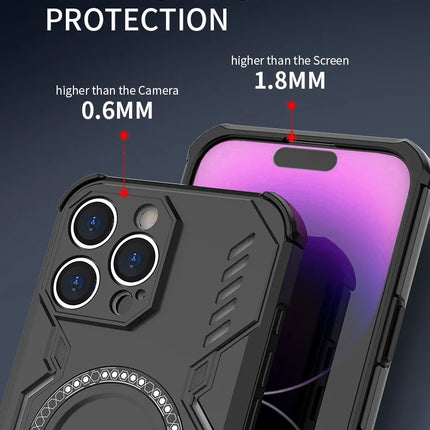 Tough Armor Heat Dissipation Phone Case For iPhone 17  Cover Magnetic Shockproof Shell Cases