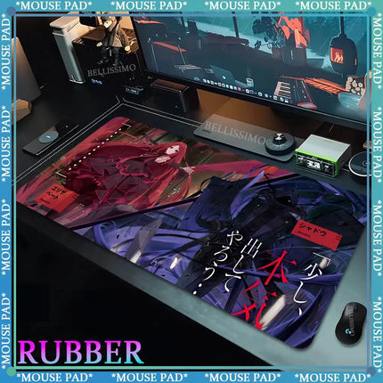 T_The E_Eminence in Shadow Cute desktop accessories Mouse Pad Kawaii Computer gamers Oversized Gaming 1200X600MM Desk mats Pad