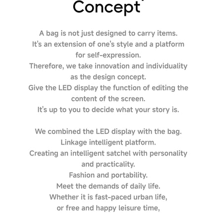 Motorcycle Riding Shoulder Bag LOY Moto Pocket LED Backpack Mobile Phone Bag Crossbody Bag Men Smart Display Backpack