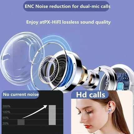 New TWS Wireless Headphones With Mic Fone Bluetooth Earphones Sport Earbuds Running Headset Apply to smartphones