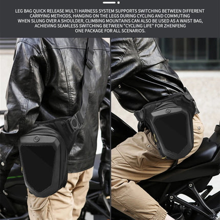 Smart LED Screen Motorcycle Bicycle Leg Bag Waterproof Ride Cycling Drop Leg Side Bag For Men Women DIY Pattern APP Control