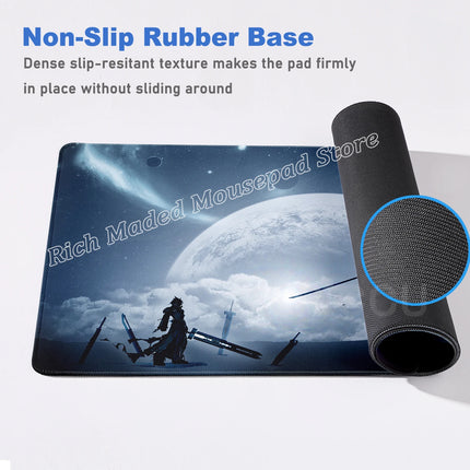 90x40 FINAL FANTASY VII Lockhart Large Mousepad Xxl Gaming Accessories Gamer Keyboard Desk Mat PC Accessories E-Sports Mouse Pad