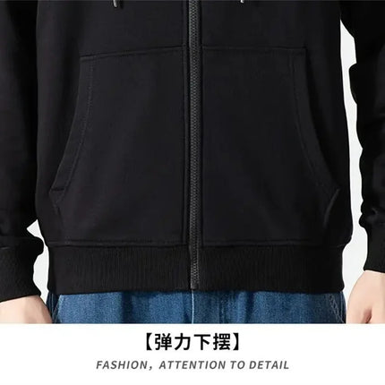 2025 Autumn/Winter Sweatshirt Jacket Office Commuter Men's Hoodie Gsxr Superbike Motorcycle Warm Jacket Zipper Hoodie