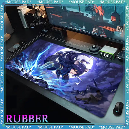 T_The E_Eminence in Shadow Cute desktop accessories Mouse Pad Kawaii Computer gamers Oversized Gaming 1200X600MM Desk mats Pad