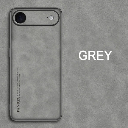 For iPhone 17 Air Skin Feel Shockproof Matte Leather Case Soft Back Cover Funda For iPhone 17 Air Pro Max Protector