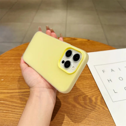 2in1 Matte TPU Case For iPhone 17 Cover PC + Silicone Shockproof Photo Holder Cover