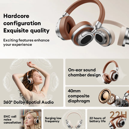 Lenovo LE602 Bluetooth 6.0 Earphones HD Call ENC Noise Reduction Headset HiFi Sound Wireless Ultra Low Latency Gaming Headphones