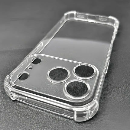 Silicone TPU Phone Case For iPhone 17 Clear Shockproof Anti Fall Cases Slim Back Cover