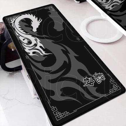 Black & Red Dragon God Mouse Pad Gaming XXL Non-Slip Keyboard Desk Mat Office Carpet Computer Mouse Mat XL New HD Print Mousepad