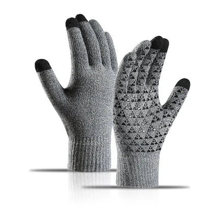 Winter Gloves for Men Women Upgraded Touchscreen Gloves Outdoor Cycling Sports Thermal Warm Knit Glove for Running Driving