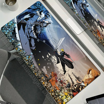 90x40 FINAL FANTASY VII Lockhart Large Mousepad Xxl Gaming Accessories Gamer Keyboard Desk Mat PC Accessories E-Sports Mouse Pad