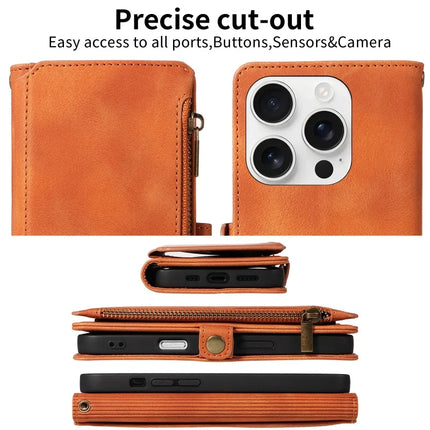 Multi-pocket Leather Wallet Case For iPhone 17 16 15 14 13 12 11 Pro MAX Wallet Card Holder For iPhone 15 Plus Book Case