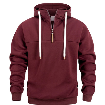 Men's Hoodie Zipper Warm Sweatshirts Fashion Men Casual Jacket Autumn Winter Outdoor Hoodie Pullover Male Sportswear Streetwear