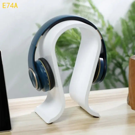 Wooden Headphone Stand Holder for Over Ear Headphones Universal Desk Display Hanger Stable Storage Organiser E74A