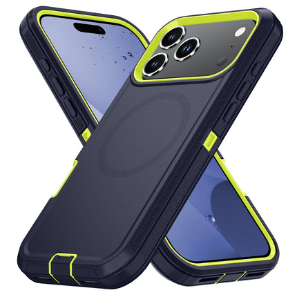 Heavy Duty Rugged Defender Cover for Official IPhone 17 Otter Armor Box for Magesafe Wireless Charge Case