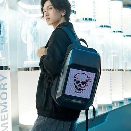 DIVOOM Cyberbag Innovative Smart LED Backpack LED locomotive backpack Display scree backpack Business travel Laptop Backpack