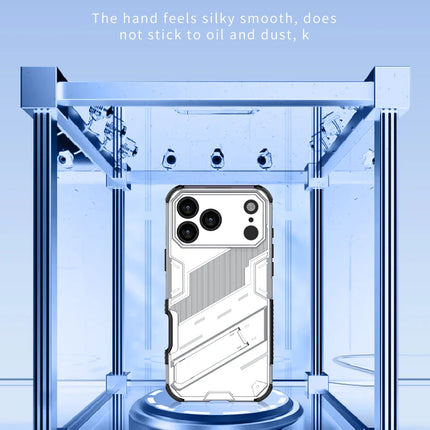 New Solid Armor Cyber Shockproof Phone Case For iPhone 17 Pro Max 17 AIR With Stand Holder Cover Protective Shell