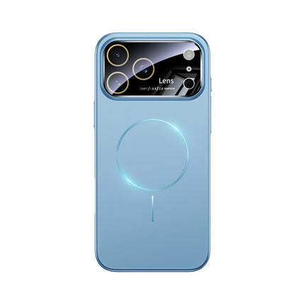New Large Window Magsafe Phone Case for IPhone 17 Magnetic Wireless Charging Skin Feel PC Protection Phone Cover