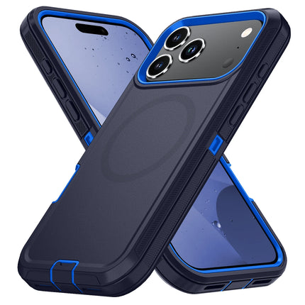Heavy Duty Rugged Defender Cover for Official IPhone 17 Otter Armor Box for Magesafe Wireless Charge Case