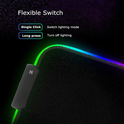 RGB Desk Mat LED Game Rubber Mousepad Calls Of Duty Mouse Pad Large Gaming Mouse Mat With Backlit Gamer Non-Slip Computer Carpet