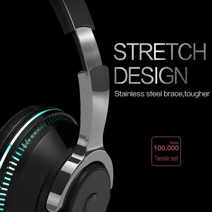 Wireless Bluetooth Headphones Hi-Res Audio Over The Earphone Bluetooth 5.3 Wired Dual-mode Headset with Microphone AUX Cable