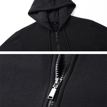 2025 Autumn/Winter Sweatshirt Jacket Office Commuter Men's Hoodie Gsxr Superbike Motorcycle Warm Jacket Zipper Hoodie